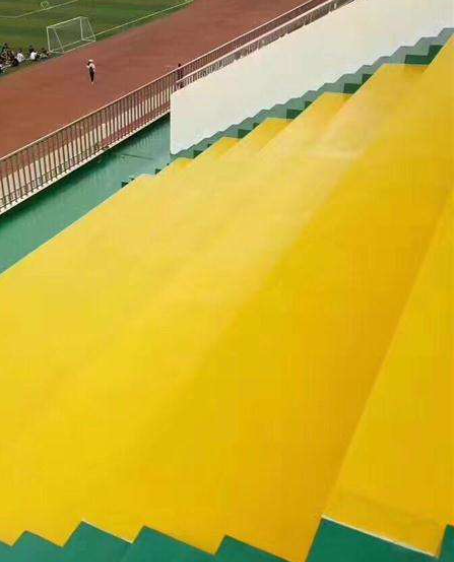 江安球场台阶翻新修补改造